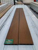 WPC Composite Fence Panel – Teak (156mm × 22.5mm × 1.76m)
