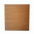 WPC Composite Fence Panel Half-Set – Teak (156mm × 22.5mm × 1.76m)