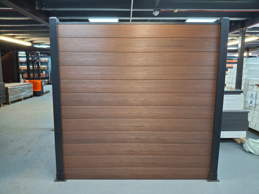 WPC Fence Panel Gen 2 – Coffee (156mm × 22.5mm × 1.76m)