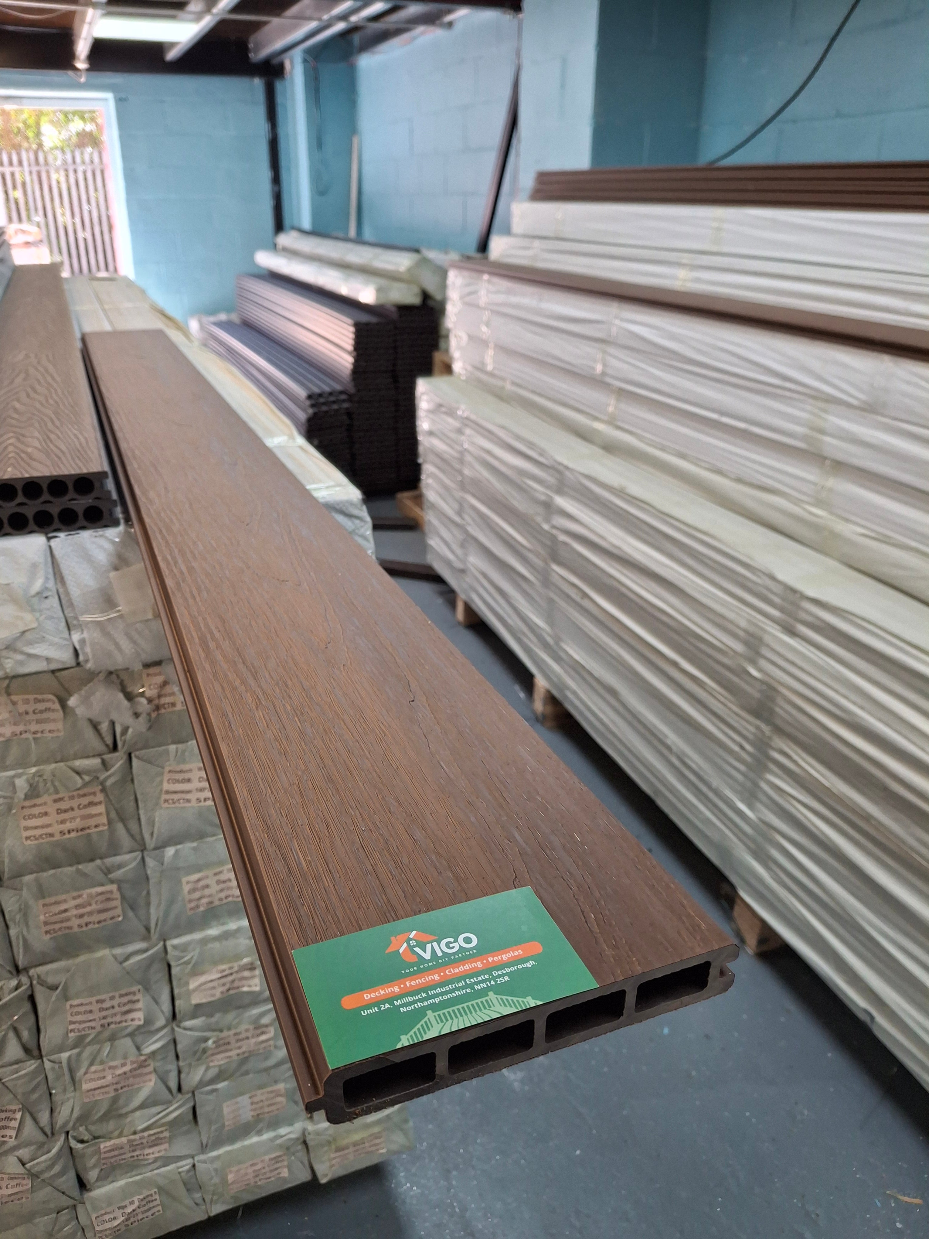 WPC Fence Panel Gen 2 – Coffee (156mm × 22.5mm × 1.76m)