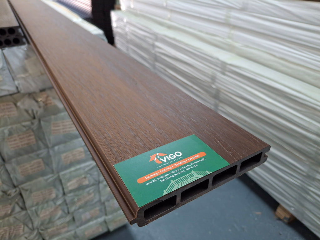 WPC Fence Panel Gen 2 – Coffee (156mm × 22.5mm × 1.76m)