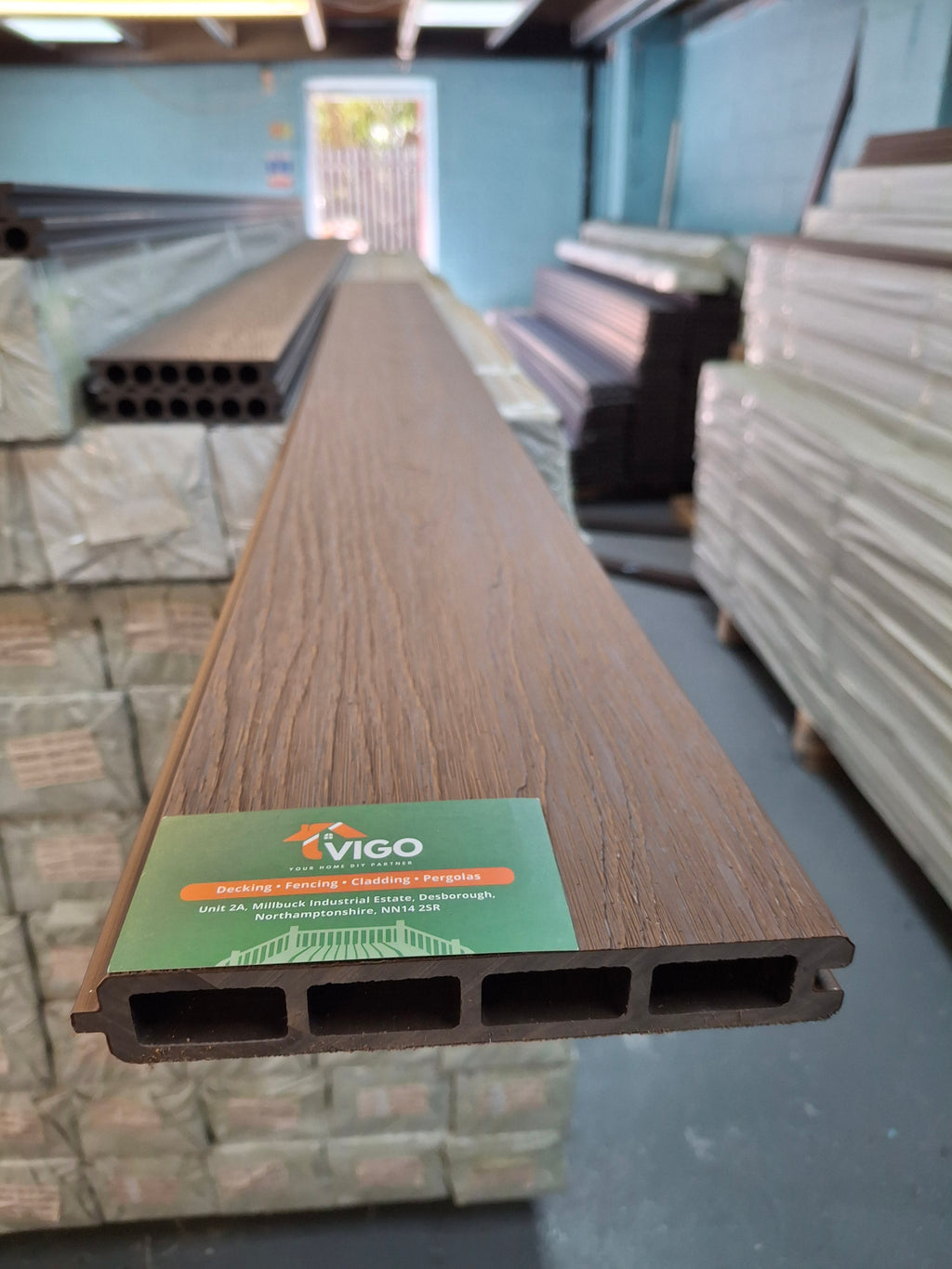 WPC Fence Panel Gen 2 – Coffee (156mm × 22.5mm × 1.76m)