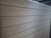 WPC Fence Panel Gen 2 – Dark Coffee (156mm × 22.5mm × 1.76m)