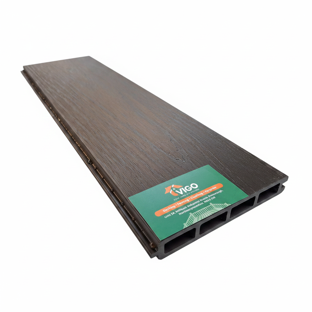 WPC Fence Board Gen 2 – Dark Coffee Boards Only (156mm × 22.5mm × 1.76m)
