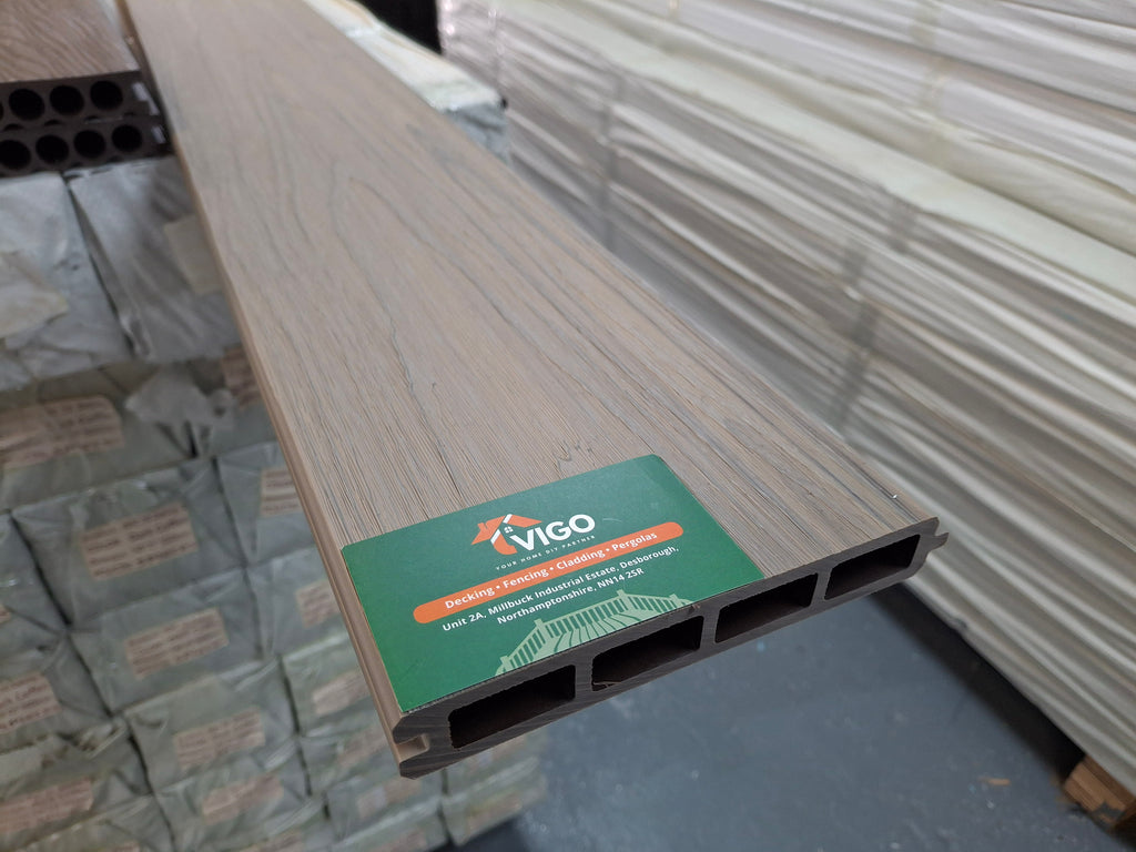 WPC Fence Panel Gen 2 – Ancient Wood (156mm × 22.5mm × 1.76m)