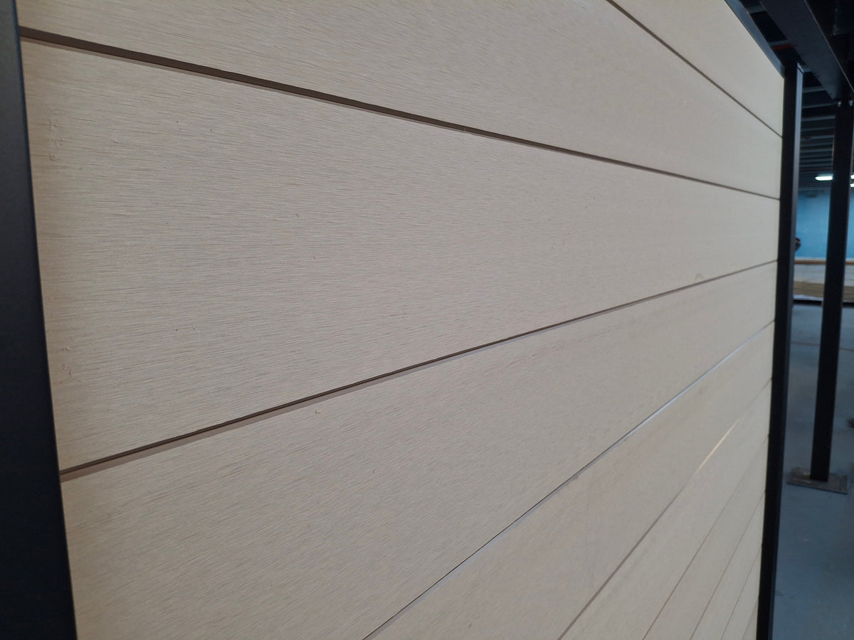 WPC Fence Panel Gen 1 – Off White (156mm × 22.5mm × 1.76m)