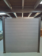 WPC Fence Panel – Grey (156mm × 22.5mm × 1.76m)