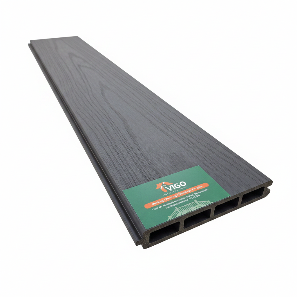 WPC Fence Board – Grey Boards Only (156mm × 22.5mm × 1.76m)