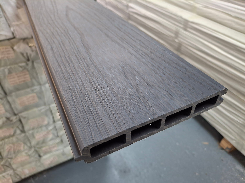 WPC Fence Panel – Grey (156mm × 22.5mm × 1.76m)