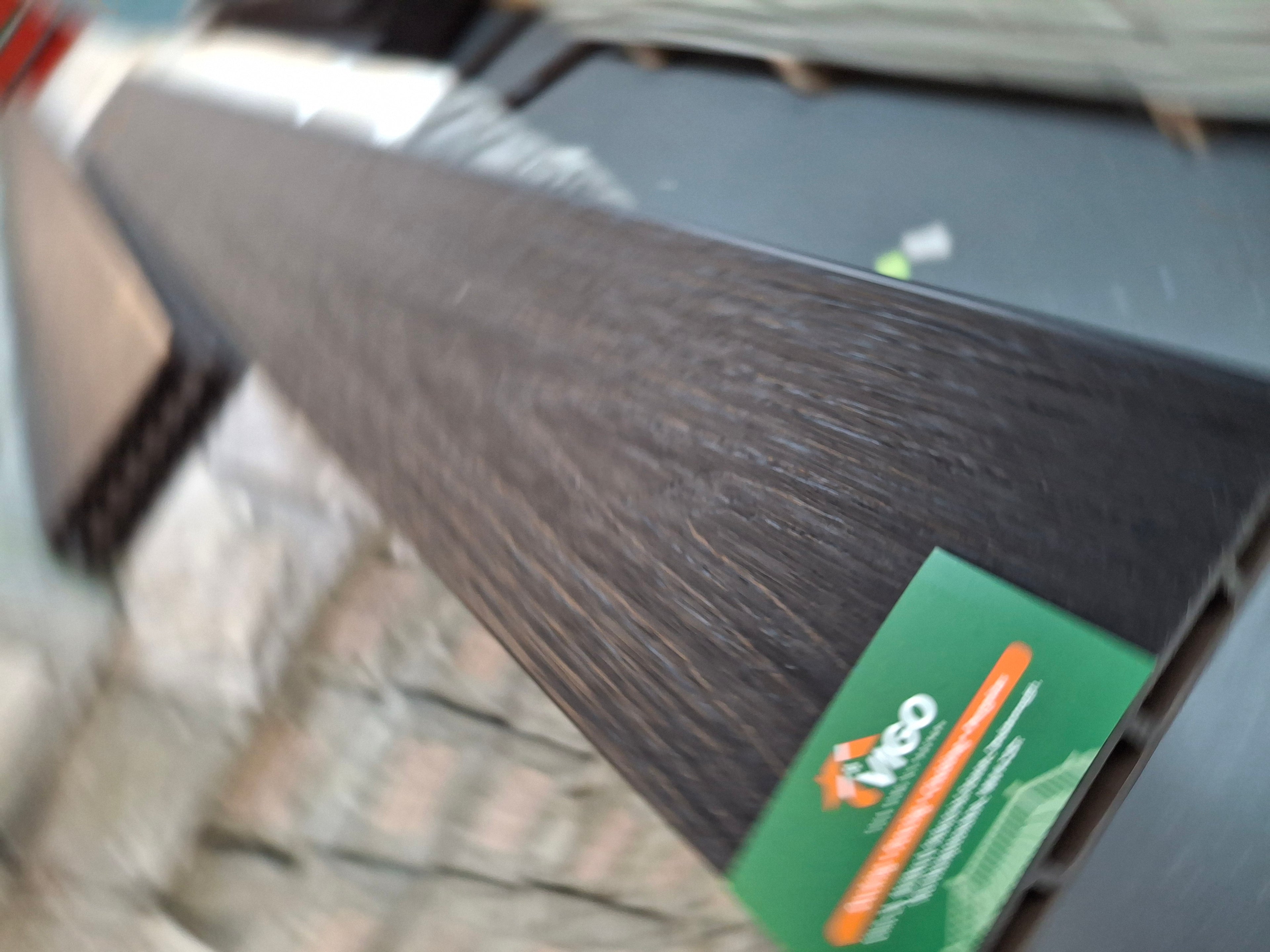 WPC Fence Panel – Black (156mm × 22.5mm × 1.76m)