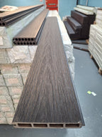 WPC Fence Panel – Black (156mm × 22.5mm × 1.76m)