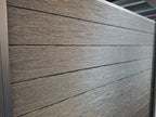 WPC Fence Panel – Black (156mm × 22.5mm × 1.76m)