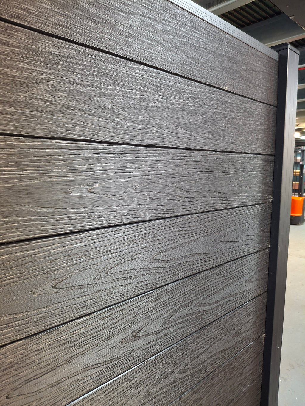 WPC Fence Panel – Black (156mm × 22.5mm × 1.76m)