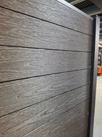 WPC Fence Panel – Black (156mm × 22.5mm × 1.76m)