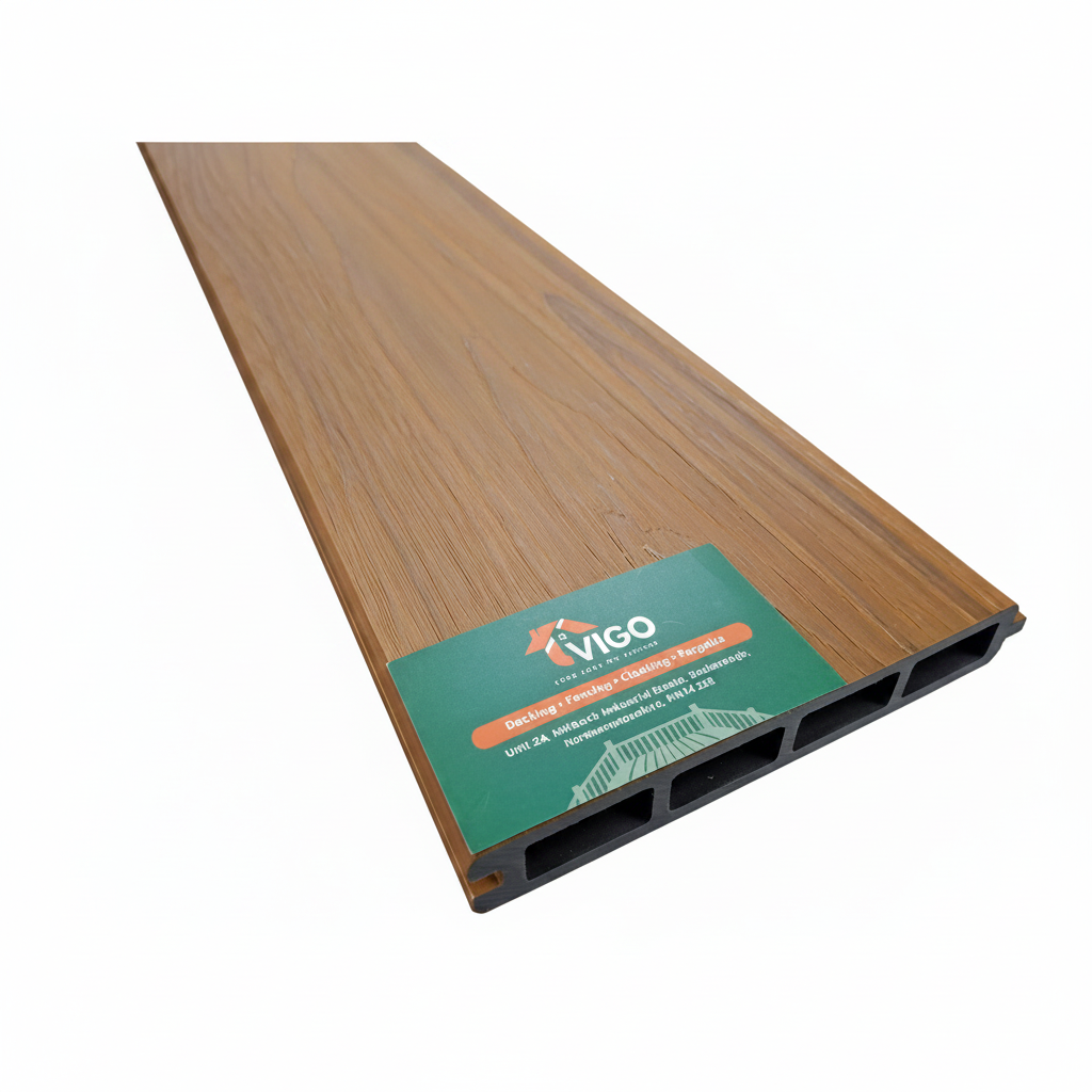 WPC Fence Board Gen 2 – Teak Boards Only (156mm × 22.5mm × 1.76m)