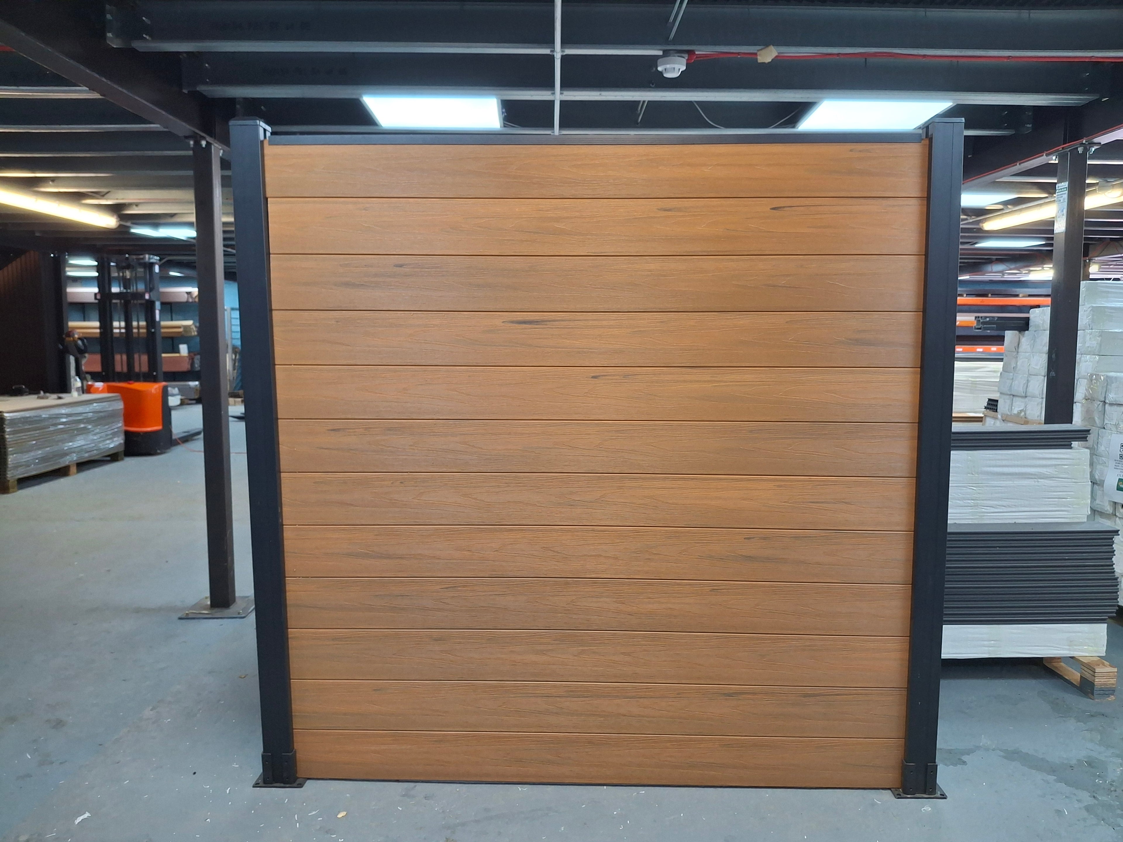 WPC Fence Panel Gen 2 – Teak (156mm × 22.5mm × 1.76m)