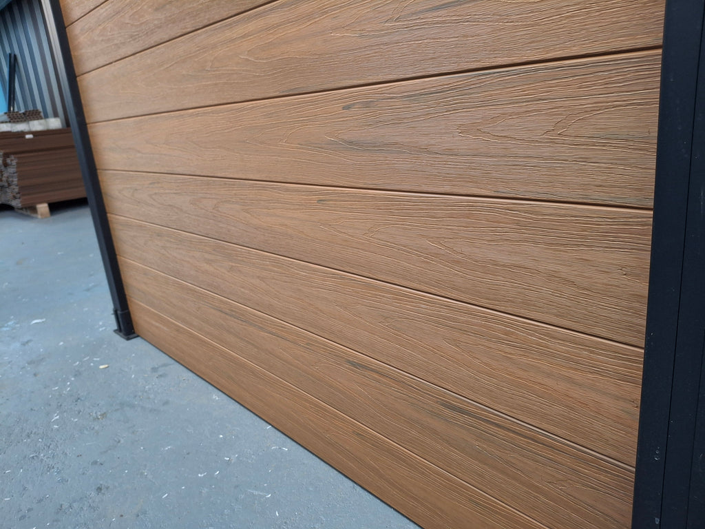 WPC Fence Panel Gen 2 – Teak (156mm × 22.5mm × 1.76m)