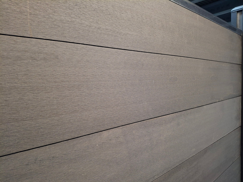 WPC Fence Panel – Matt Black (180mm × 25mm × 1.76m)