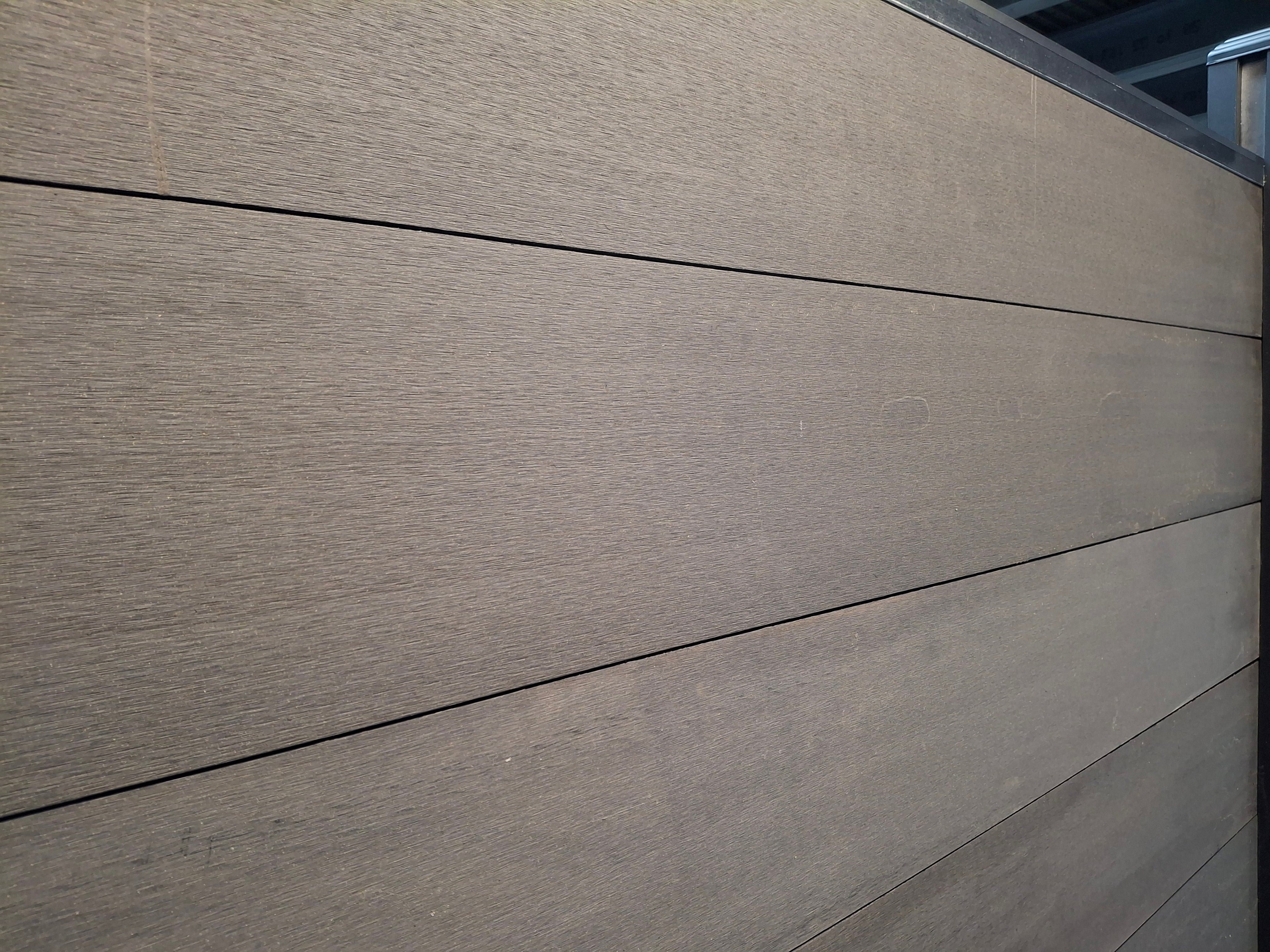 WPC Fence Panel – Matt Black (180mm × 25mm × 1.76m)