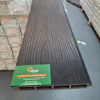 WPC Fence Panel – Black (183mm × 24.5mm × 1.76m)