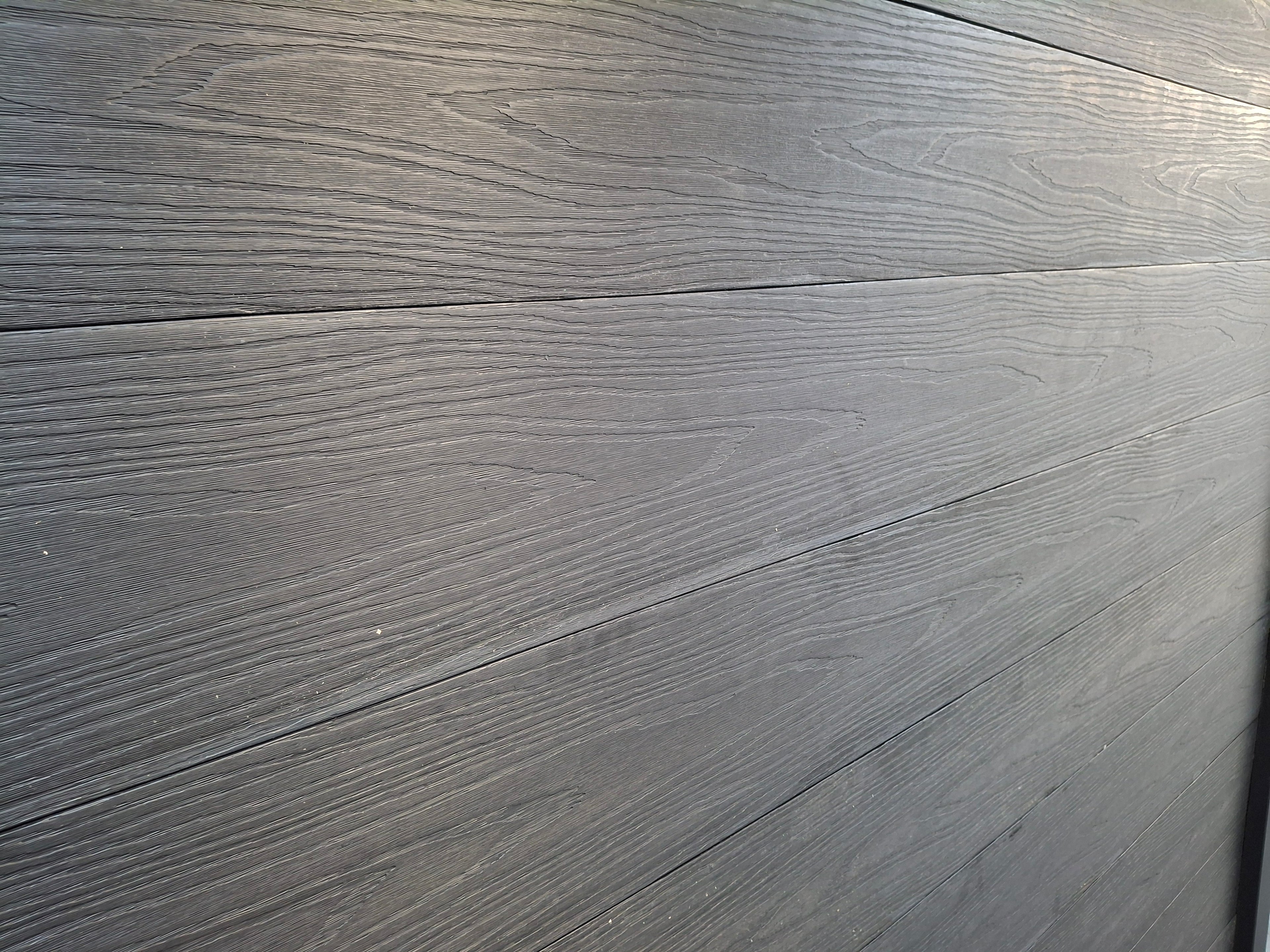 WPC Fence Panel – Black (183mm × 24.5mm × 1.76m)