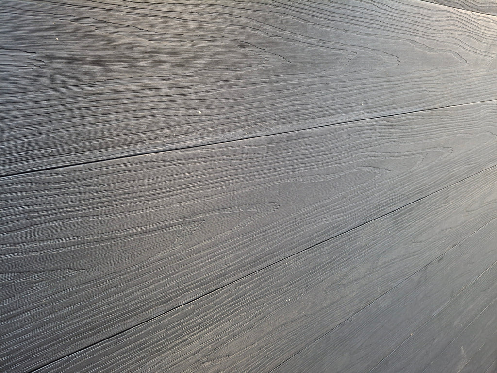WPC Fence Panel – Black (183mm × 24.5mm × 1.76m)