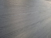 WPC Fence Panel – Black - Woodgrain Pattern (183mm × 24.5mm × 1.76m)