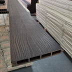 WPC Fence Panel – Black (183mm × 24.5mm × 1.76m)