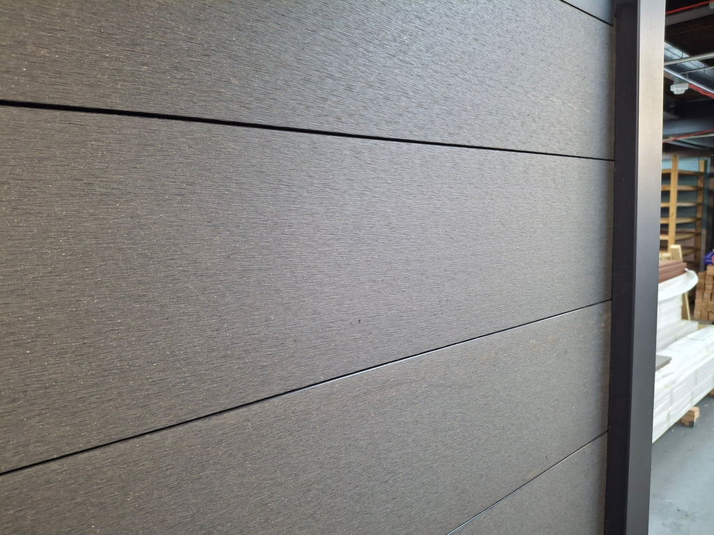 WPC Fence Panel – Dark Grey (180mm × 25mm × 1.76m)