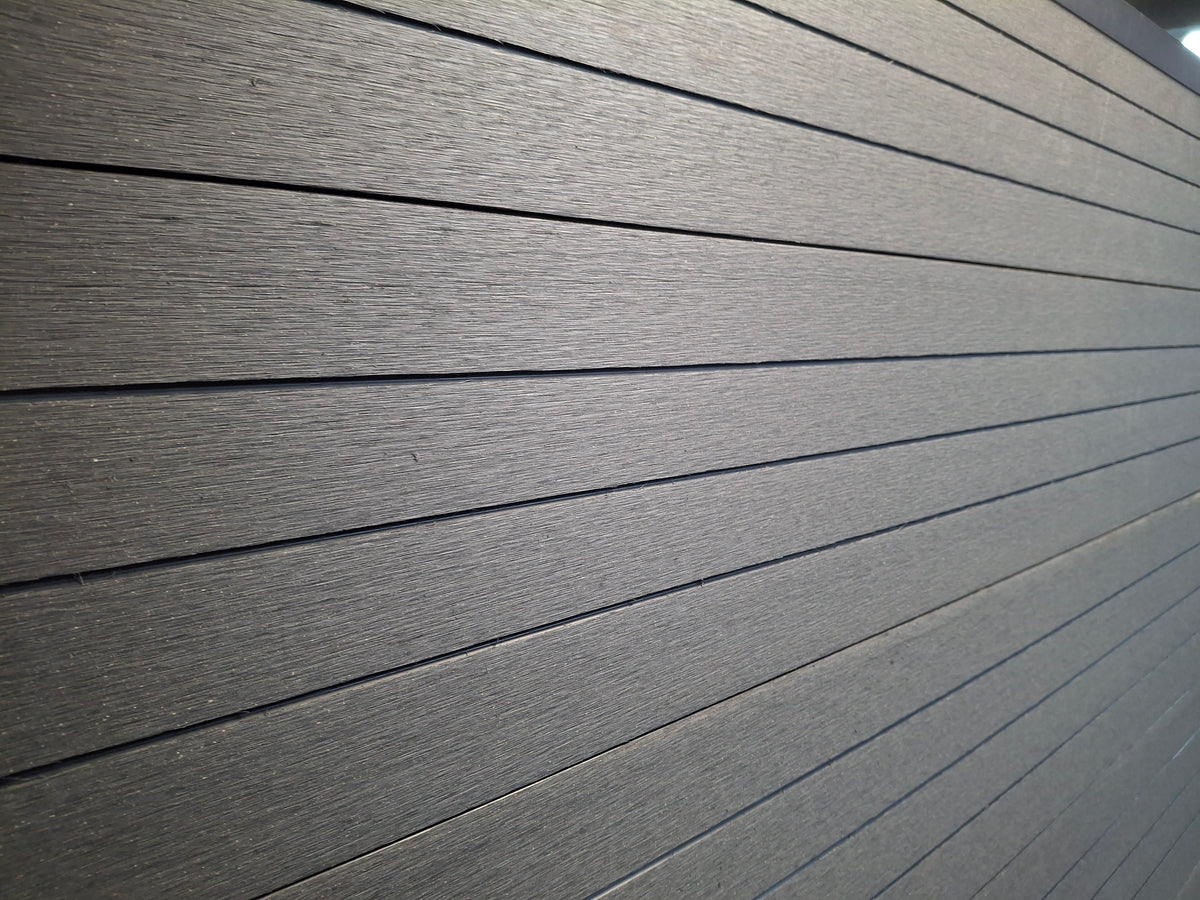 WPC Fence Panel – Dark Grey Full Set (180mm × 25mm × 1.76m)