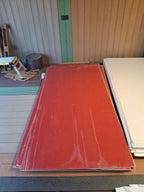 Terracotta Red Gloss Wall Panel – 2400mm x 1200mm