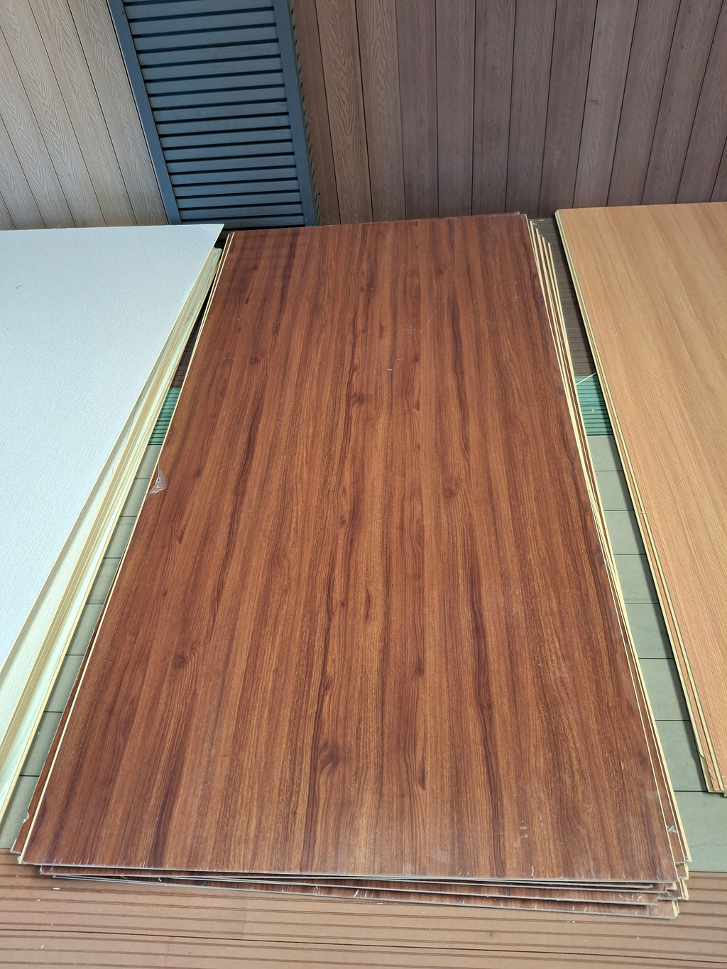 Warm Teak Wood Effect Wall Panel – 2400mm x 1200mm
