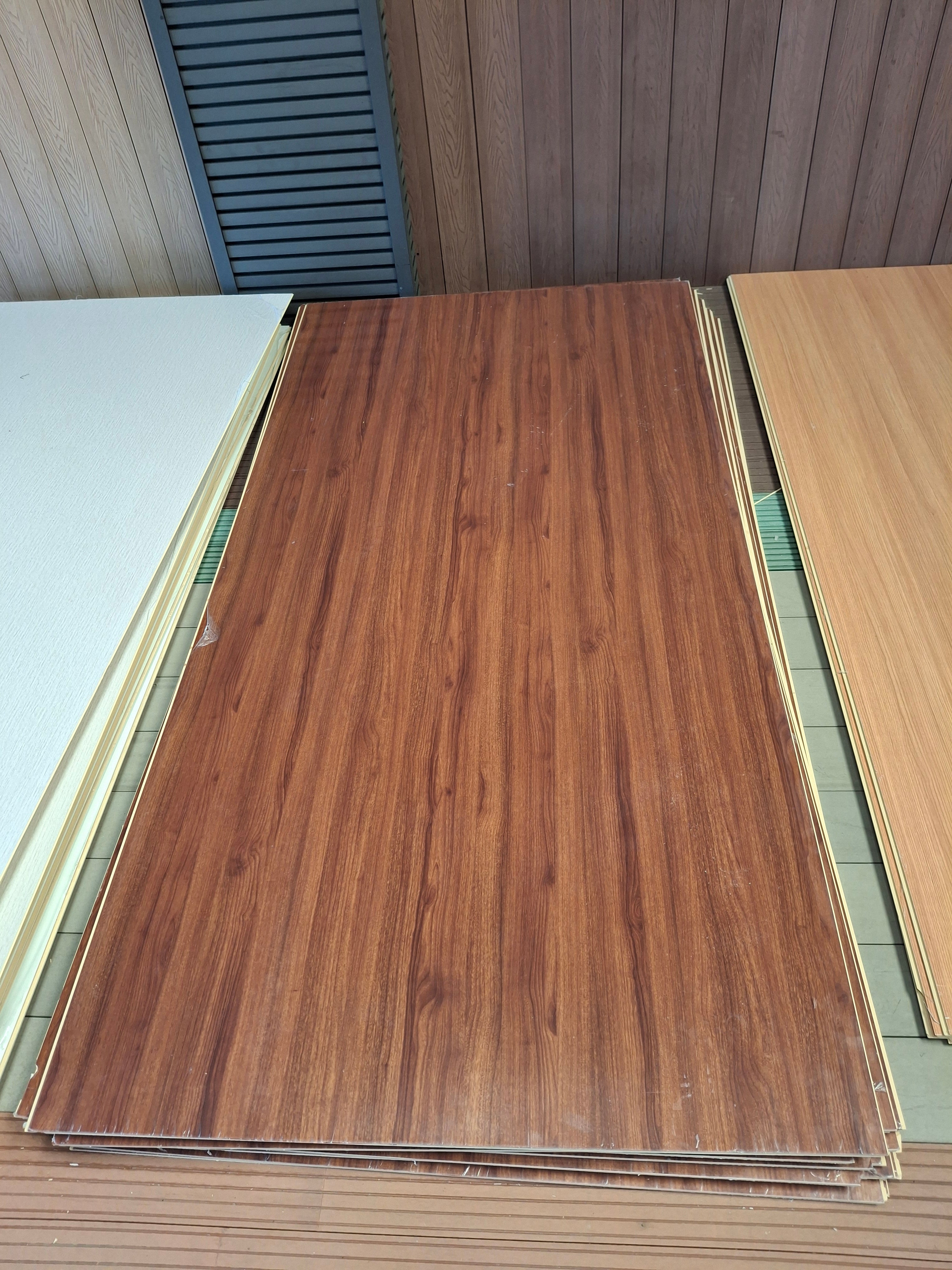 Warm Teak Wood Effect Wall Panel – 2400mm x 1200mm