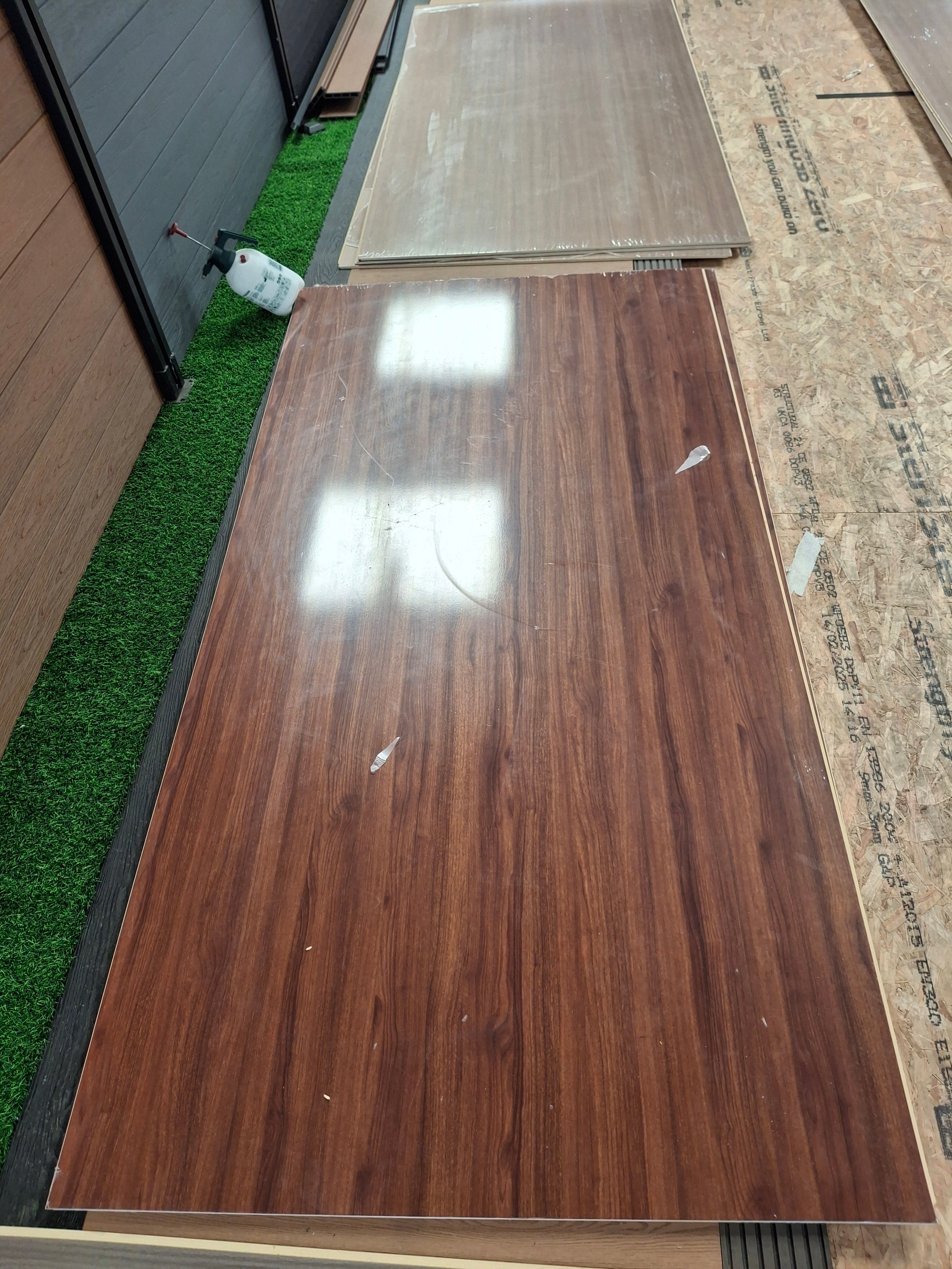 Warm Teak Wood Effect Wall Panel – 2400mm x 1200mm