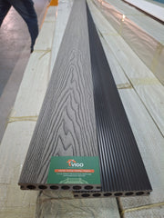 WPC Composite Decking Boards – Light Grey | 140mm x 25mm x 3m | Vigo Home