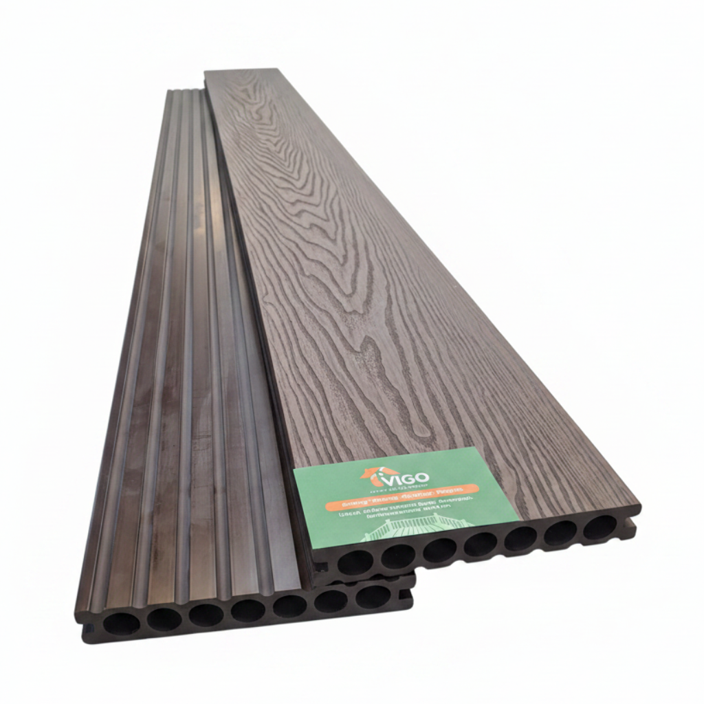 WPC Composite Decking Boards - Chocolate | 150mm x 25mm x 3m