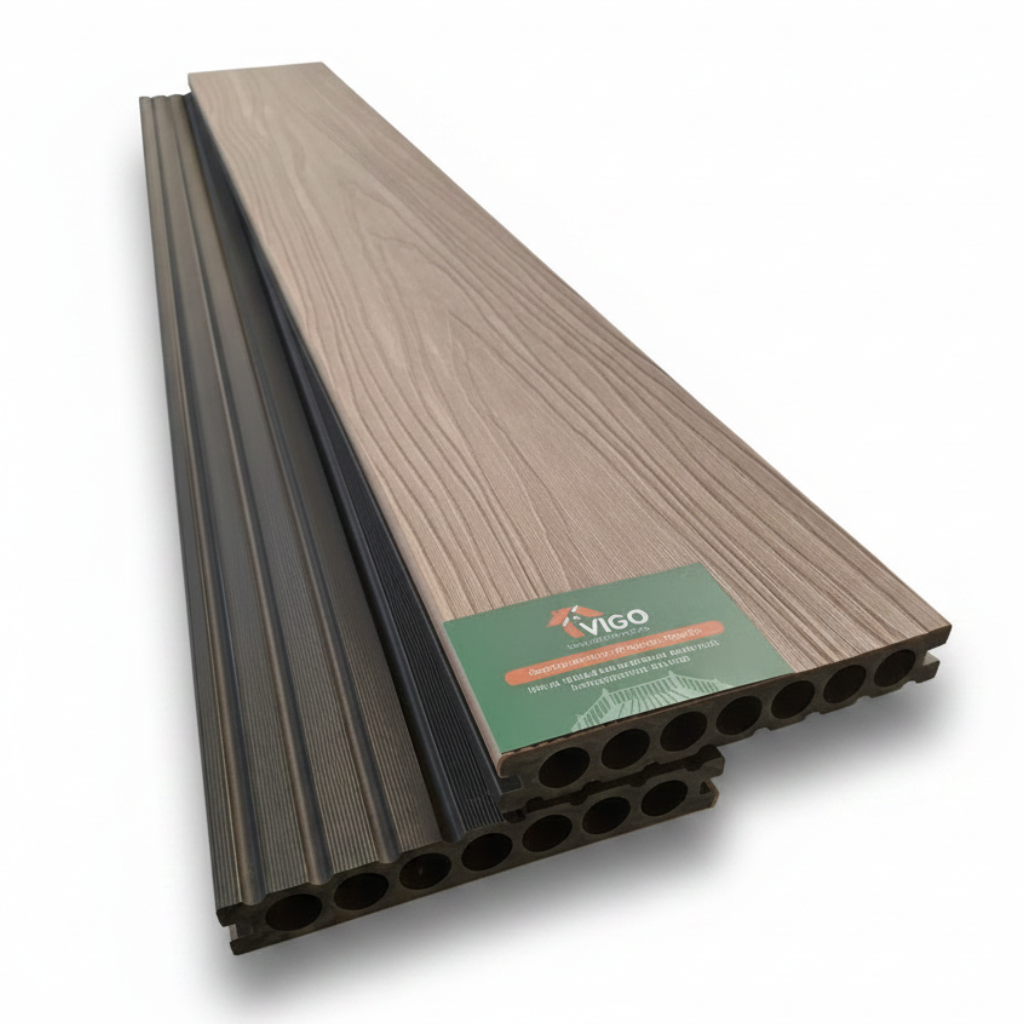 WPC Composite Decking Boards - Maple | 148mm x 23mm x 3m