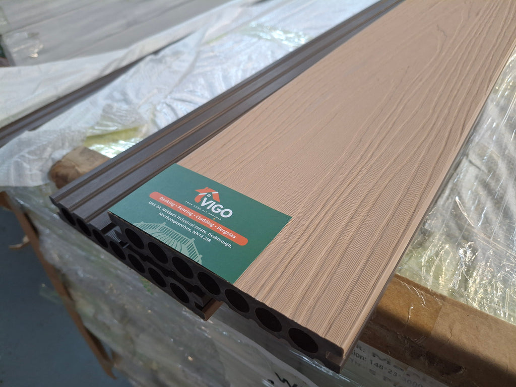 WPC Composite Decking Boards - Maple | 148mm x 23mm x 3m