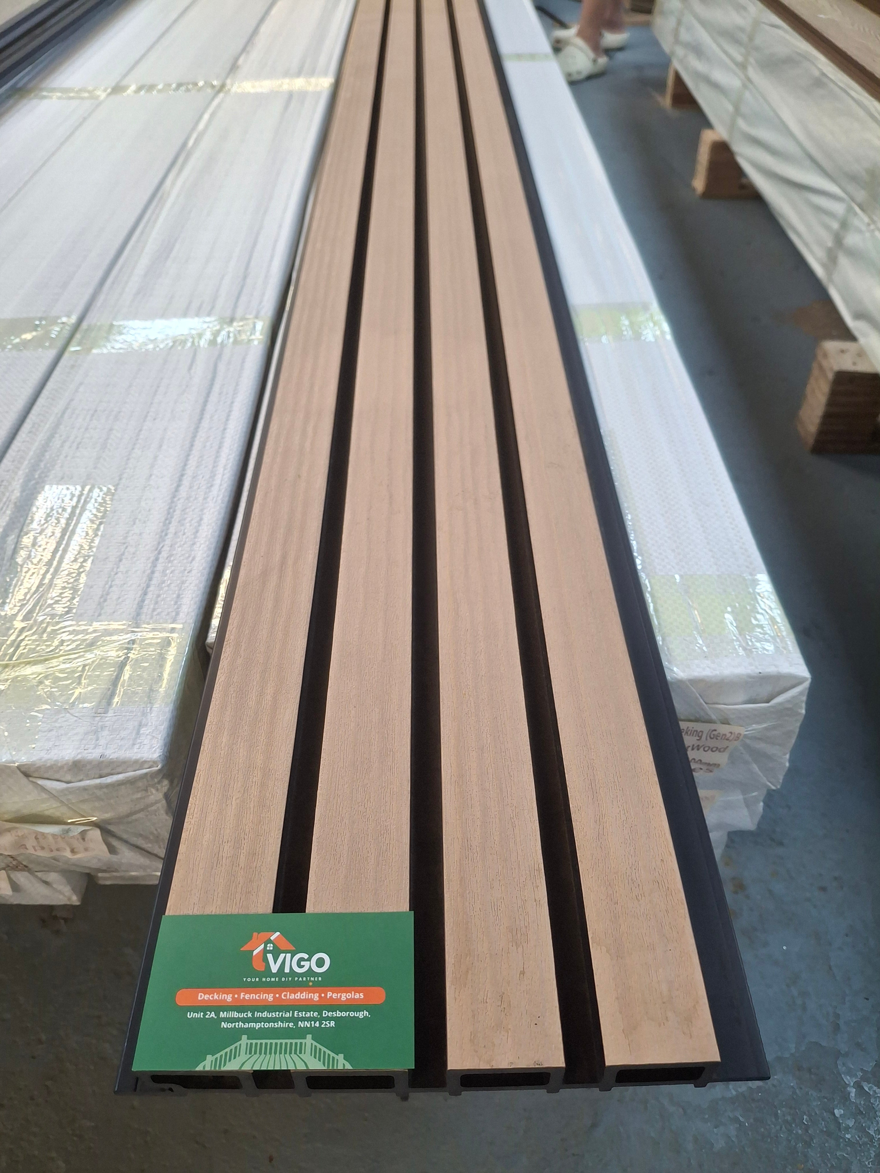 WPC Fluted Wall Cladding Panels – Maple | Gen 1 (219mm x 26mm x 3m)