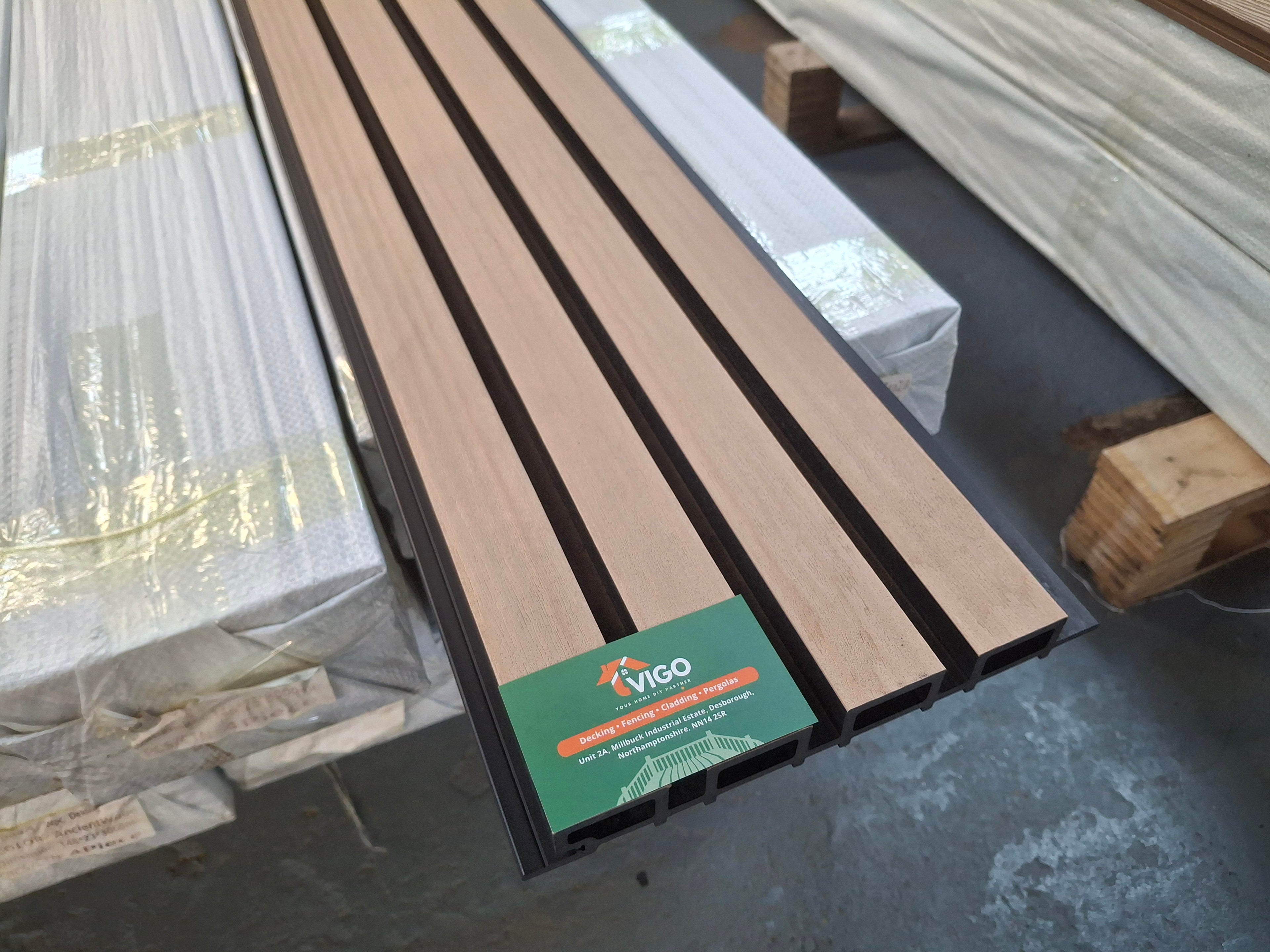 WPC Fluted Wall Cladding Panels – Maple | Gen 1 (219mm x 26mm x 3m)