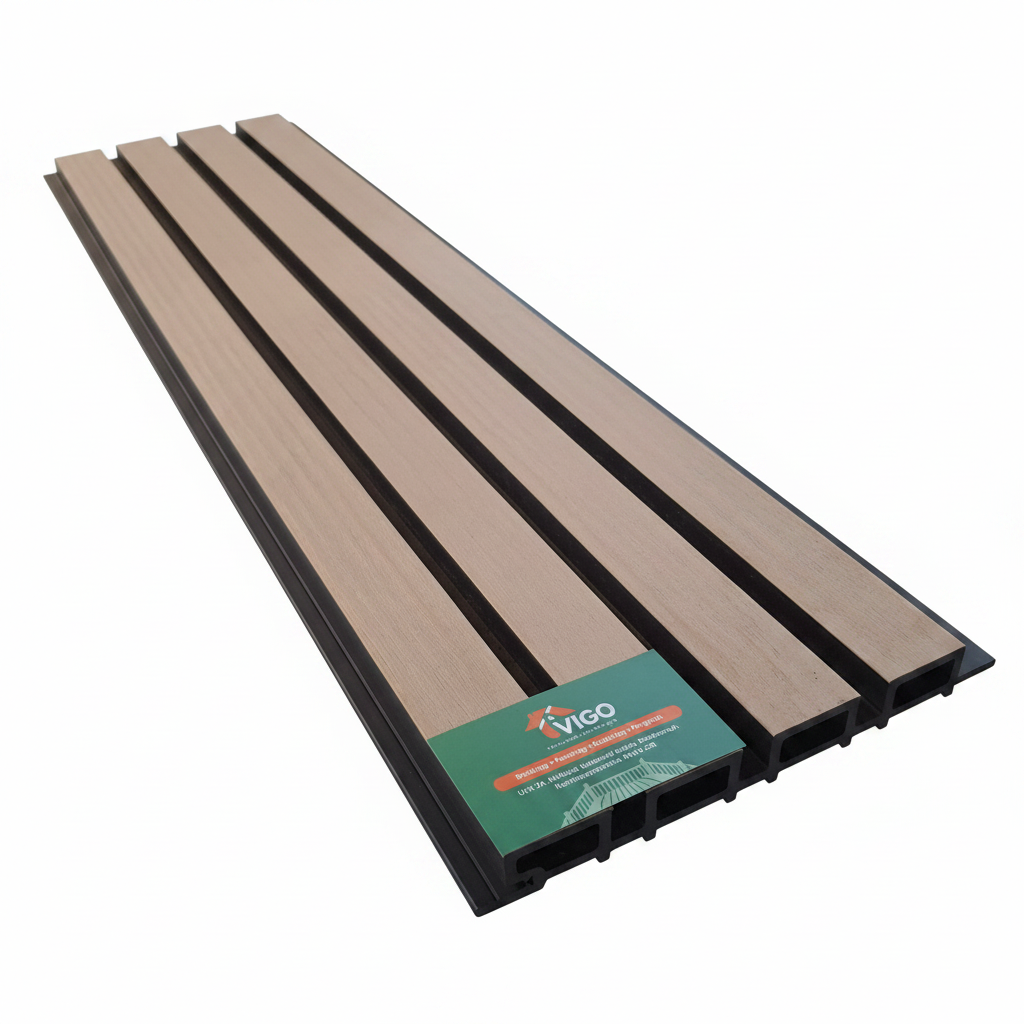 WPC Fluted Wall Cladding Panels – Maple | Gen 1 (219mm x 26mm x 3m)