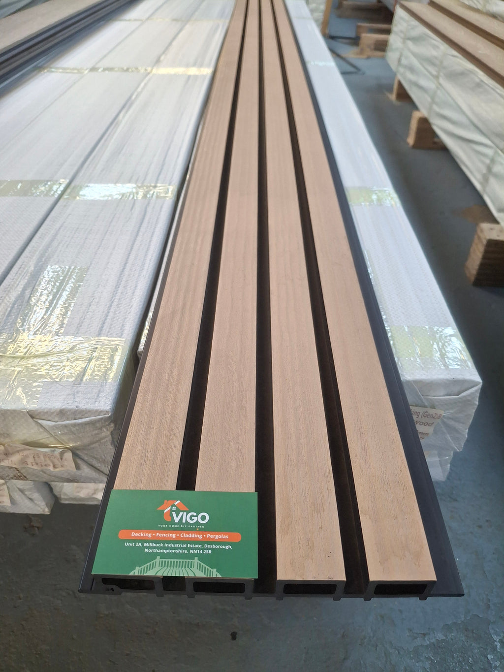 WPC Fluted Wall Cladding Panels – Maple | Gen 1 (219mm x 26mm x 3m)