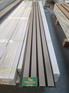 WPC Fluted Wall Cladding Panels – Light Grey | Gen 1 (219mm x 26mm x 2.9m)