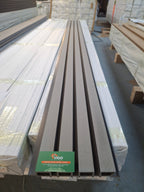 WPC Fluted Wall Cladding Panels – Light Grey | Gen 1 (219mm x 26mm x 2.9m)