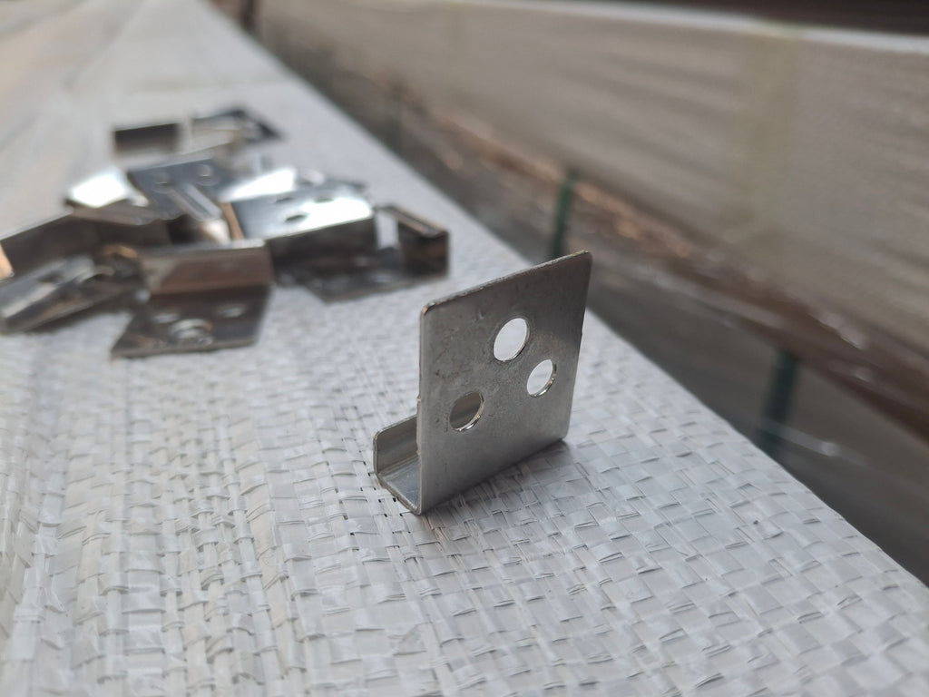 WPC Composite Decking Starter Clips Pack of 20 | Hidden Fixing Clips