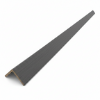 WPC Composite Decking L-Trim – Gloss Black (3.0m)