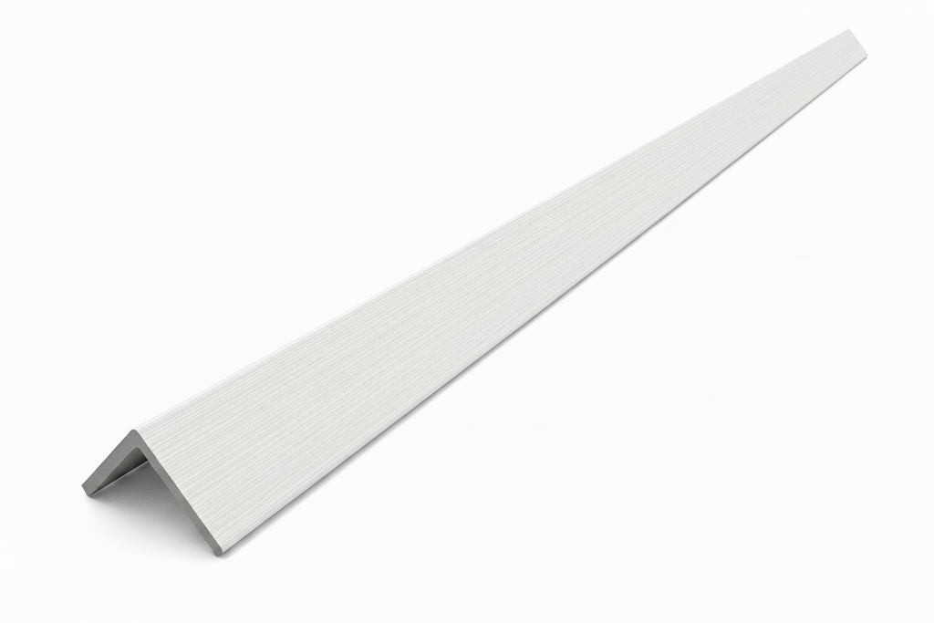 WPC Composite Decking L-Trim – White Gloss | 3.0m Edge Trim (Copy)