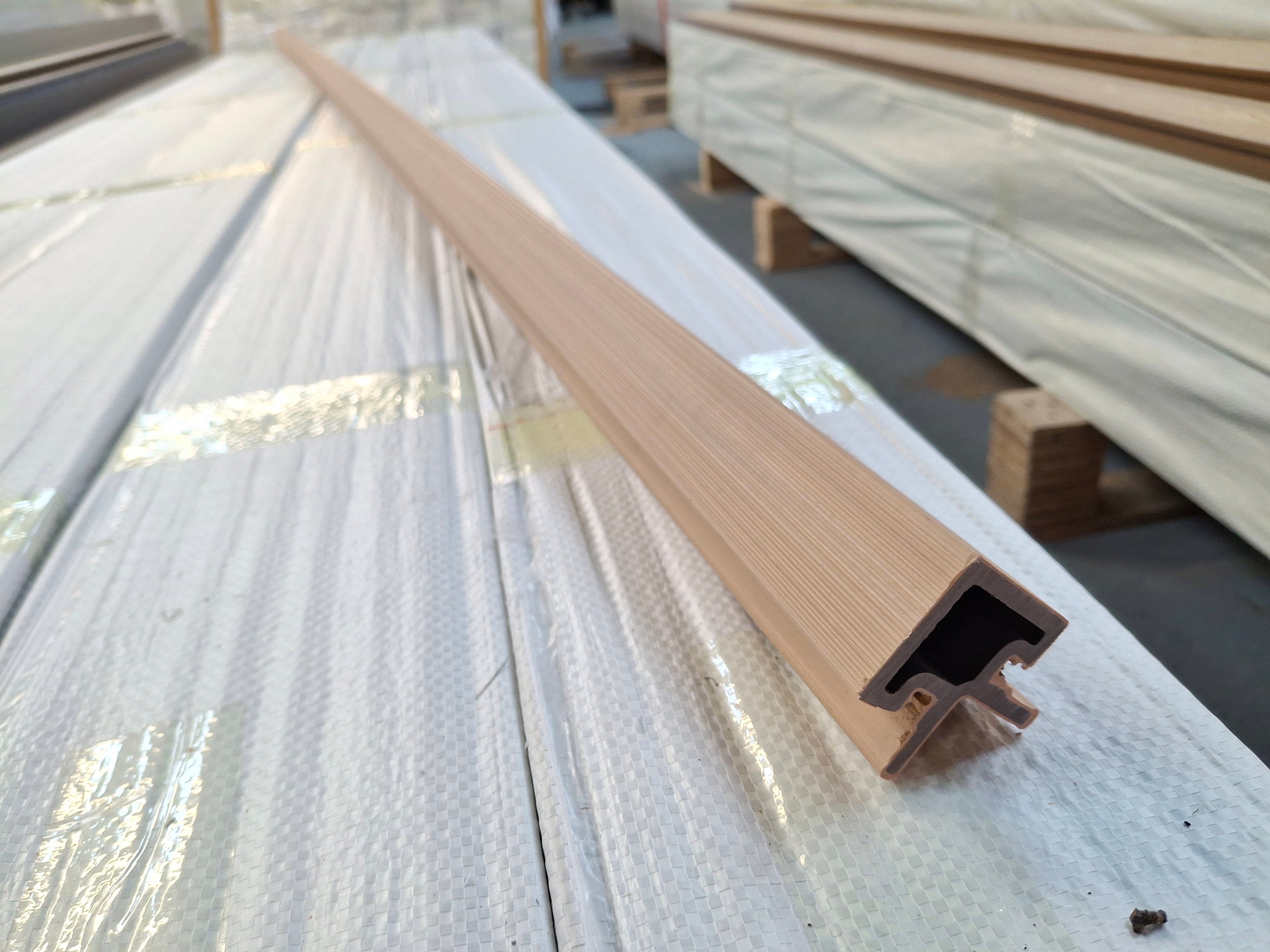 WPC Cladding Trim – Maple (3m Finishing Profile)