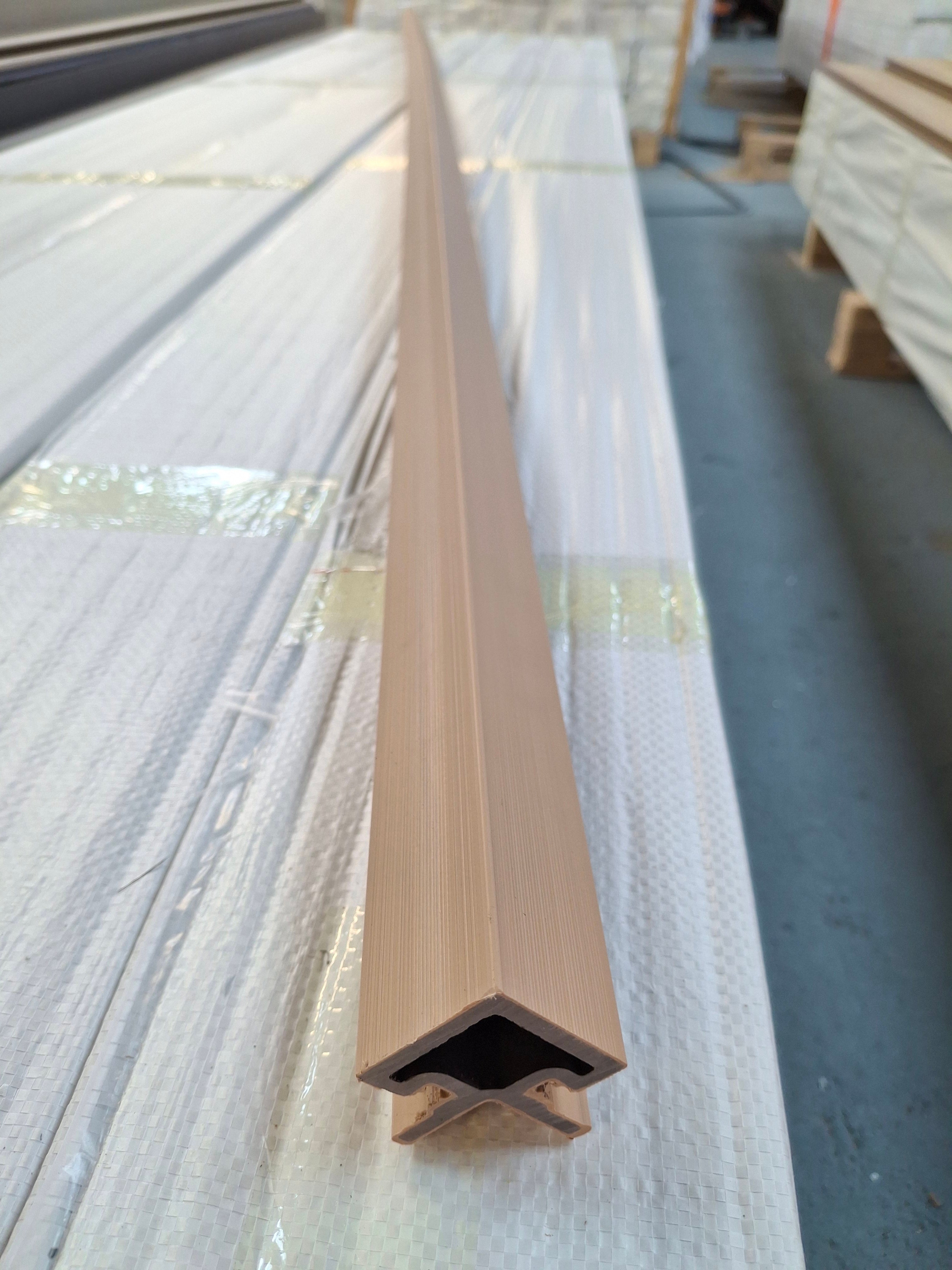 WPC Cladding Trim – Maple (3m Finishing Profile)