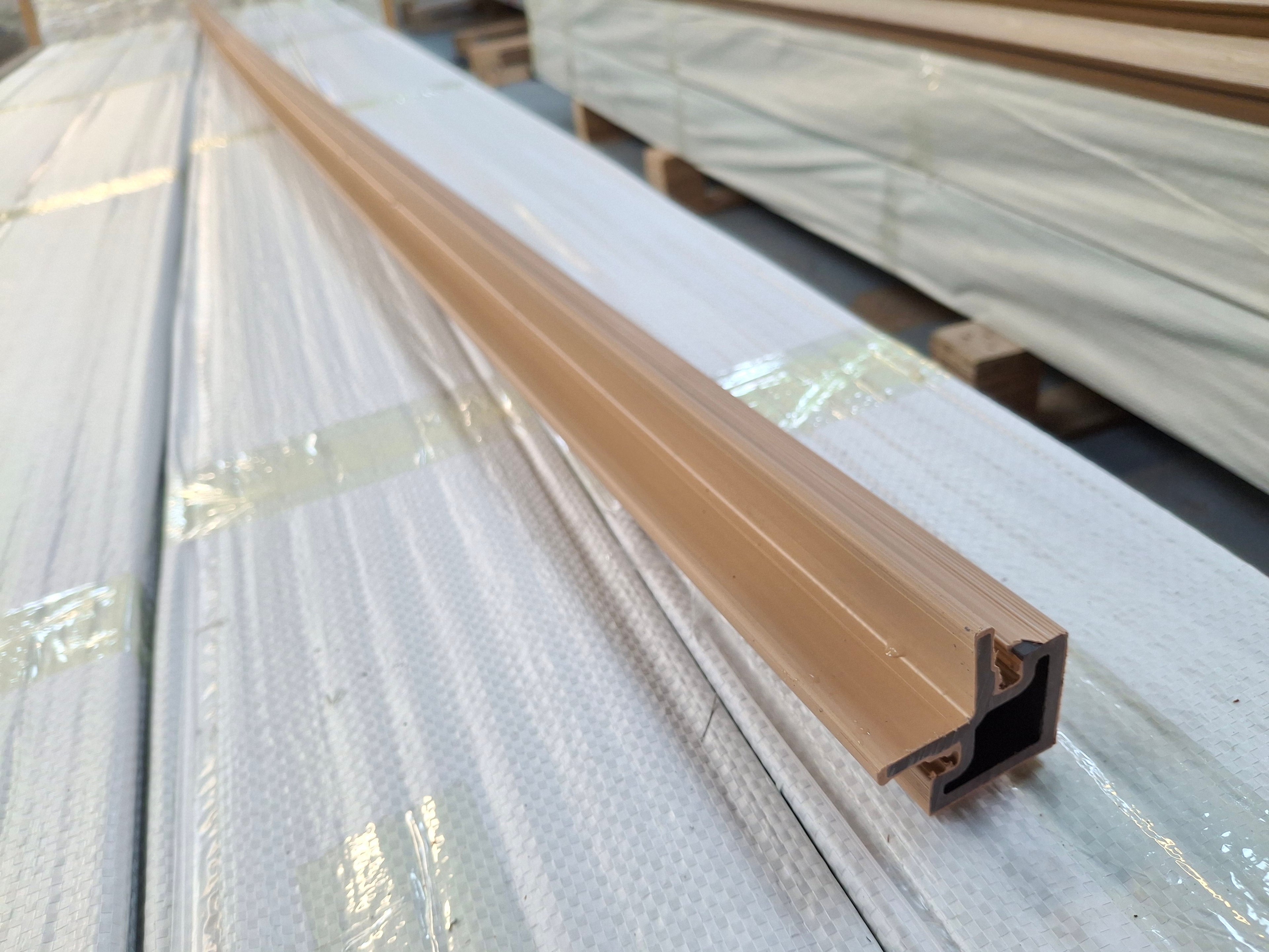 WPC Cladding Trim – Maple (3m Finishing Profile)